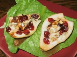Roasted Pears with Blue Cheese from Curious Cuisiniere