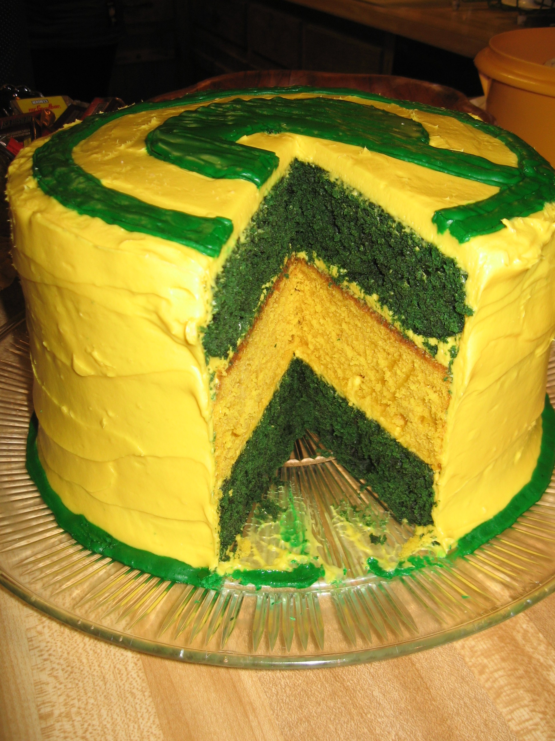 Green Bay Packers Cake Curious Cuisiniere
