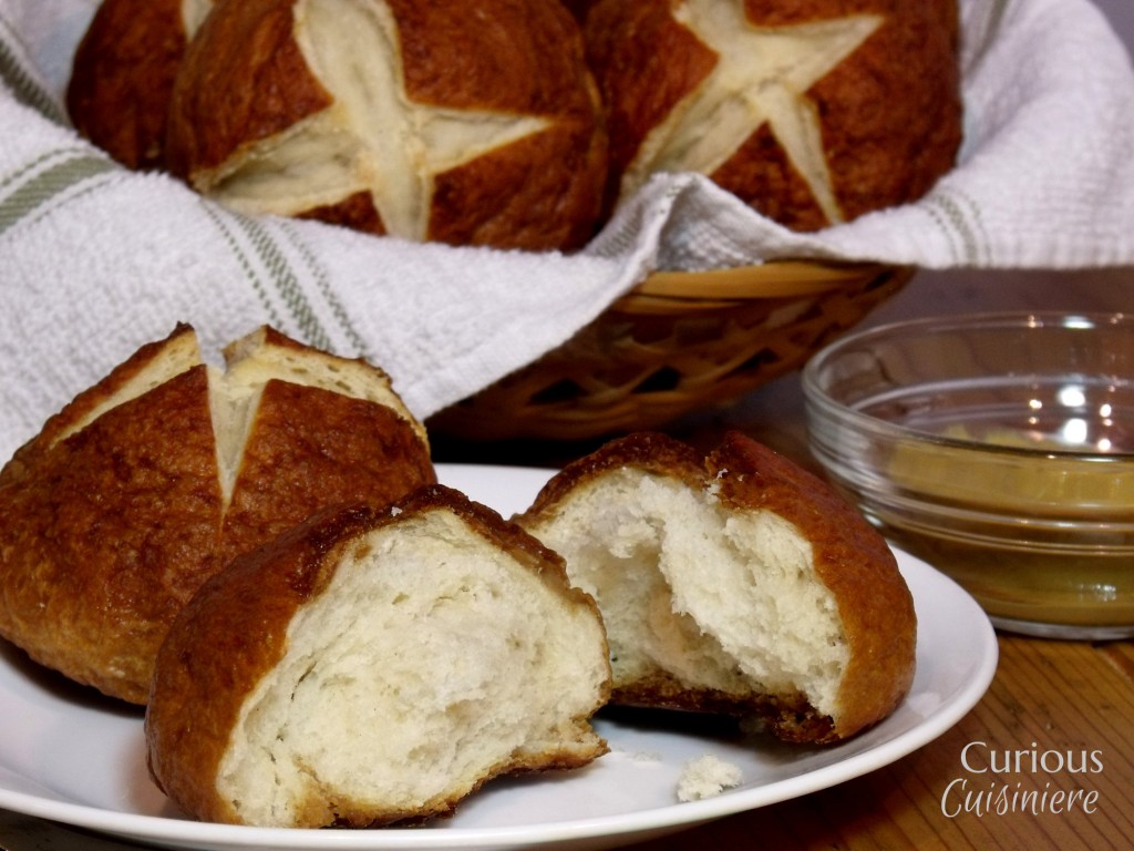 Pretzel Rolls - Curious Cuisiniere