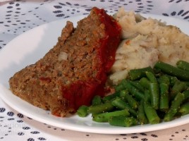 Kicked Up Meatloaf - Curious Cuisiniere