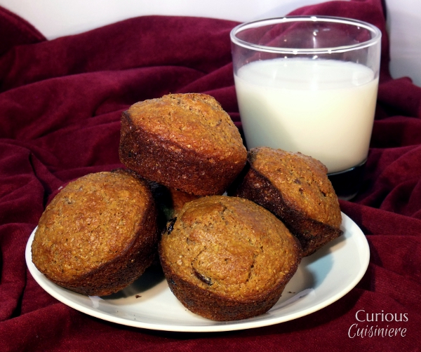 Tart Cherry Bran Muffins - Curious Cuisiniere
