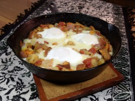 Sweet Potato Breakfast Skillet via Curious Cuisiniere