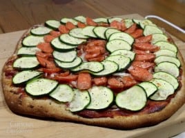 Roasted Zucchini Pizza from Curious Cuisiniere