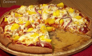 Mango BBQ Chicken Pizza from Curious Cuisiniere