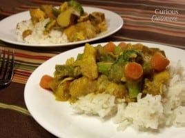 Mango Curry with Chicken and Vegetables from Curious Cuisiniere