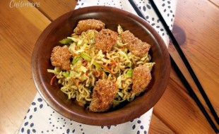 Thai Style Cabbage with Crispy Fish by Curious Cuisiniere