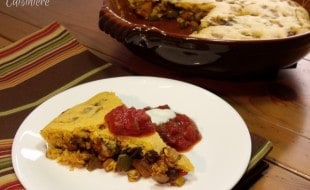 Tamale Pie wth Beans and Butternut from Curious Cuisiniere