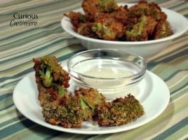 Crispy Broccoli Cheddar Bites from Curious Cuisiniere