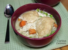 Crock Pot Chicken and Dumplings from Curious Cuisiniere