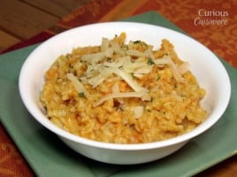Sweet Potato Risotto from Curious Cuisiniere