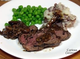 Juniper Crusted Venison from Curious Cuisiniere