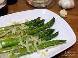 Parmesan and Garlic Asparagus from Curious Cuisiniere