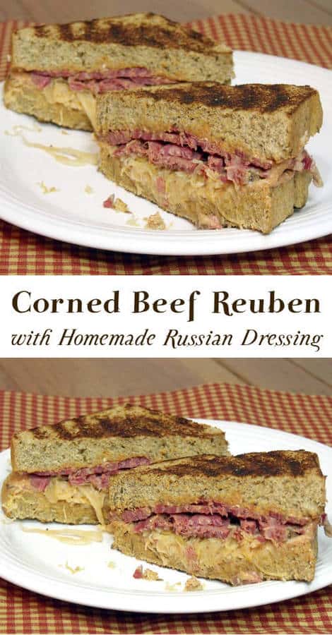 Reuben Sandwich with Homemade Russian Dressing