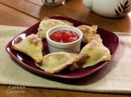 Baked Crab Rangoon from Curious Cuisiniere #Asian #takeoutfakeout #healthy
