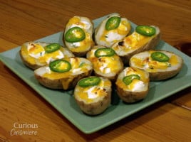Jalapeno Popper Potato Skins from Curious Cuisiniere