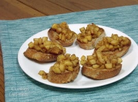 Spiced Apple Bruschetta from Curious Cuisiniere