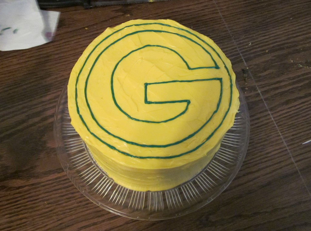 Green Bay Packers Cake Curious Cuisiniere