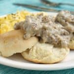 Southern Biscuits and Sawmill Gravy (Sausage Gravy)
