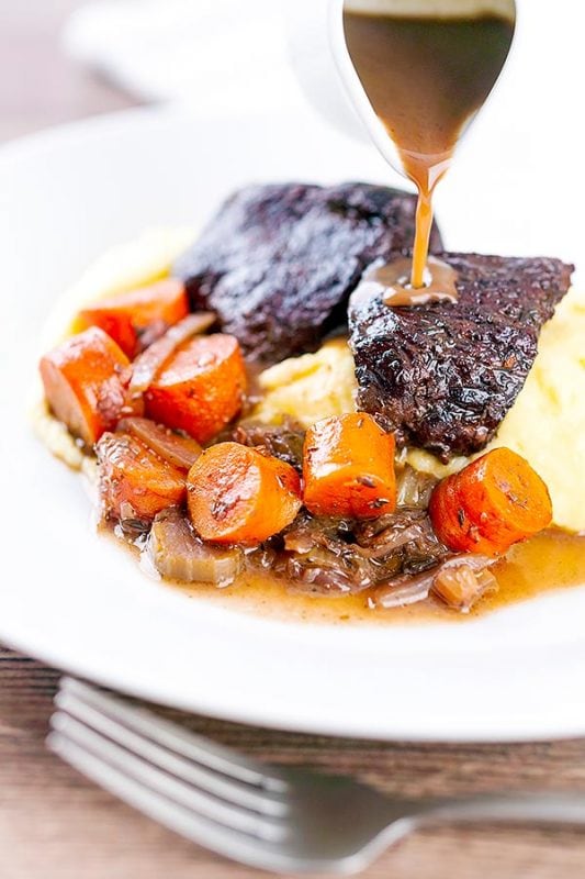 Red Wine Braised Venison Roast • Curious Cuisiniere