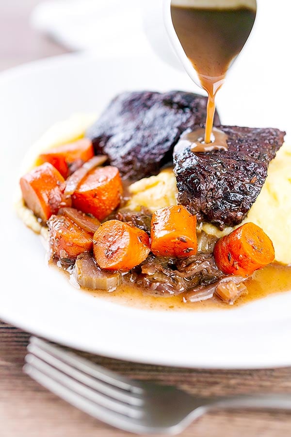 Red Wine Braised Venison Roast • Curious Cuisiniere