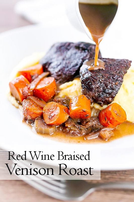 Red Wine Braised Venison Roast • Curious Cuisiniere