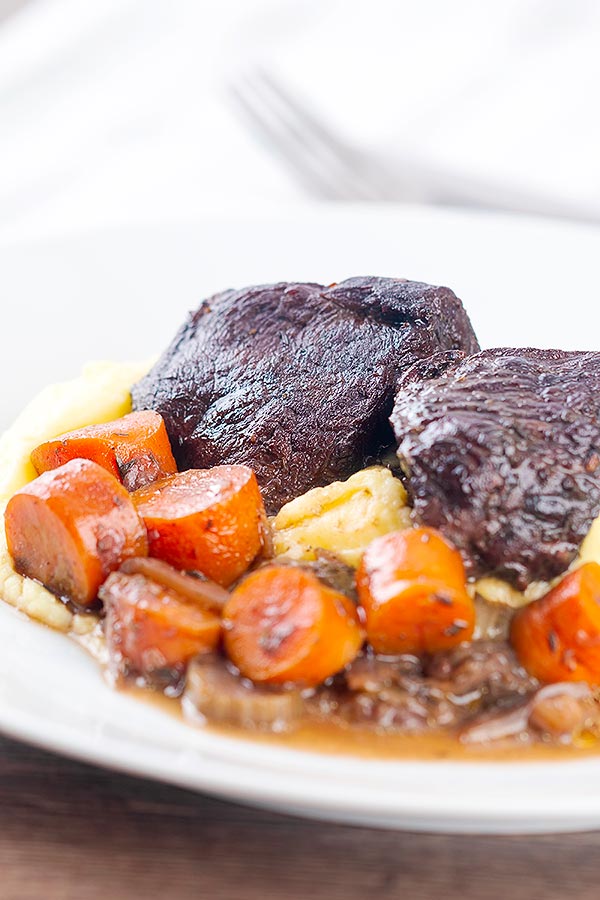 Red Wine Braised Venison Roast • Curious Cuisiniere