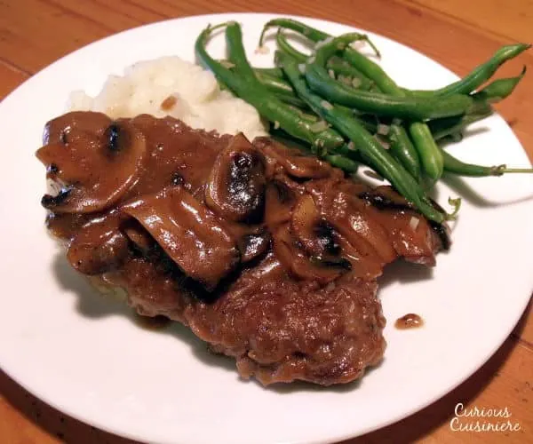 Venison Marsala is a deep and flavorful recipe that provides a unique way to use your venison steak. | www.curiouscuisiniere.com 