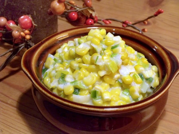Homemade creamed corn is easy and MUCH more flavorful than the store bought version! | www.curiouscuisiniere.com