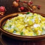 Leek Creamed Corn