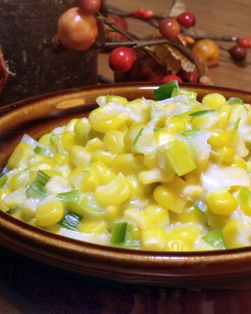 Homemade creamed corn is easy and MUCH more flavorful than the store bought version! | www.curiouscuisiniere.com