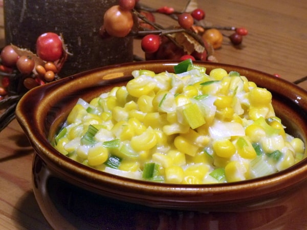 Homemade creamed corn is easy and MUCH more flavorful than the store bought version! | www.curiouscuisiniere.com
