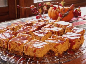 Pumpkin Cheesecake Bars