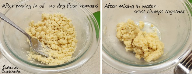 Making Oil Pie Crust | www.CuriousCuisiniere.com