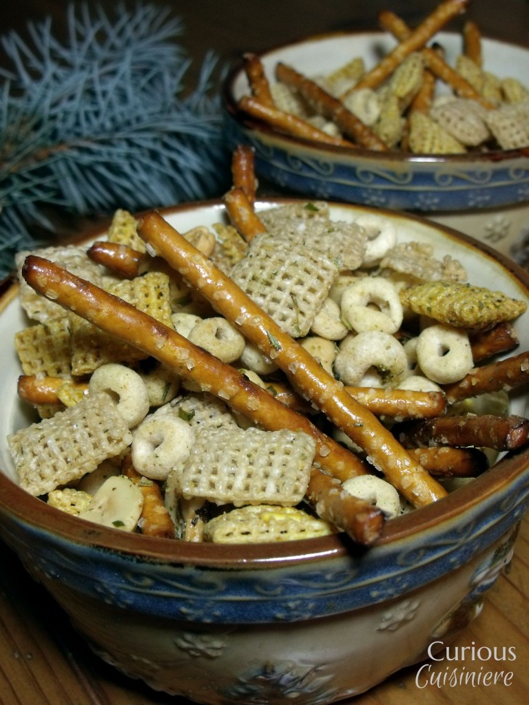 Herbed Savory Snack Mix Curious Cuisiniere