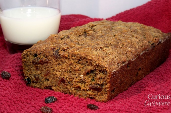 Healthy Rum Raisin Bread - Curious Cuisiniere
