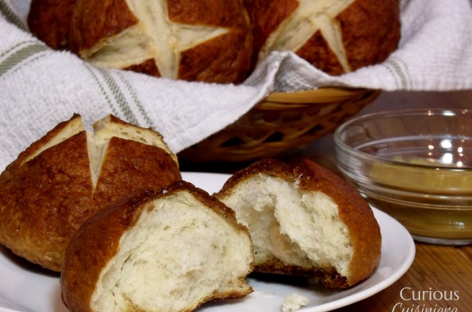 Pretzel Rolls - Curious Cuisiniere