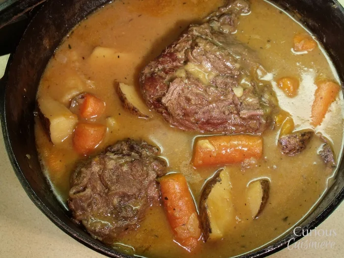 Beer Braised Venison Roast - Curious Cuisiniere
