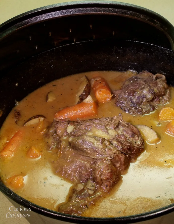 Beer Braised Venison Roast - Curious Cuisiniere