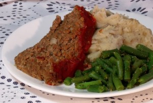 Kicked Up Meatloaf - Curious Cuisiniere