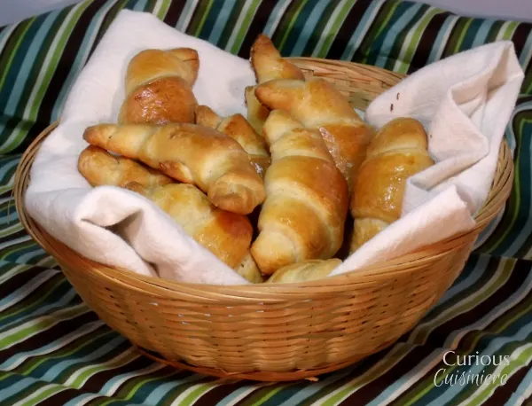 Low Butter Croissants - Curious Cuisiniere
