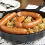 Polish Sausage and Sauerkraut Hash