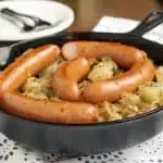 Polish Sausage and Sauerkraut