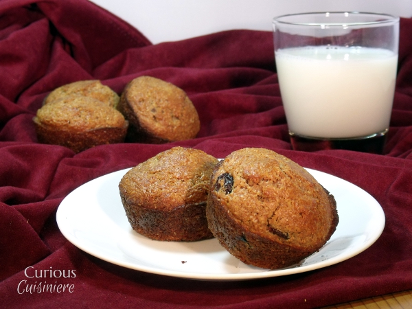 Tart Cherry Bran Muffins - Curious Cuisiniere