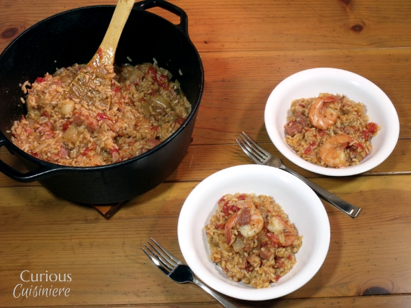 Shrimp and Ham Creole Jambalaya - Curious Cuisiniere