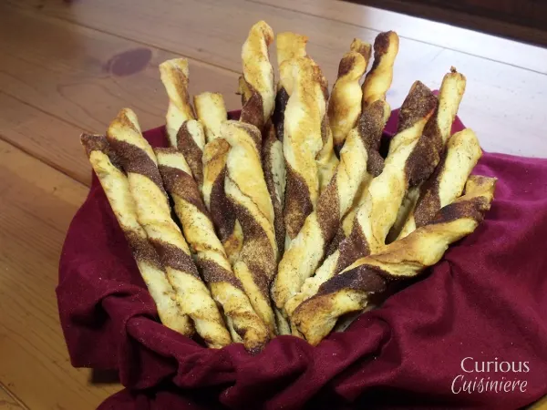 Crispy Cinnamon Twists via Curious Cuisiniere