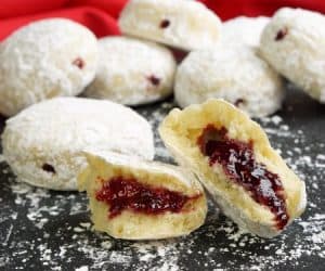 Our Authentic Polish Paczki Recipe gives you light and airy Polish Donuts that are easy to make and healthier because they're baked, not fried! | www.CuriousCuisiniere.com