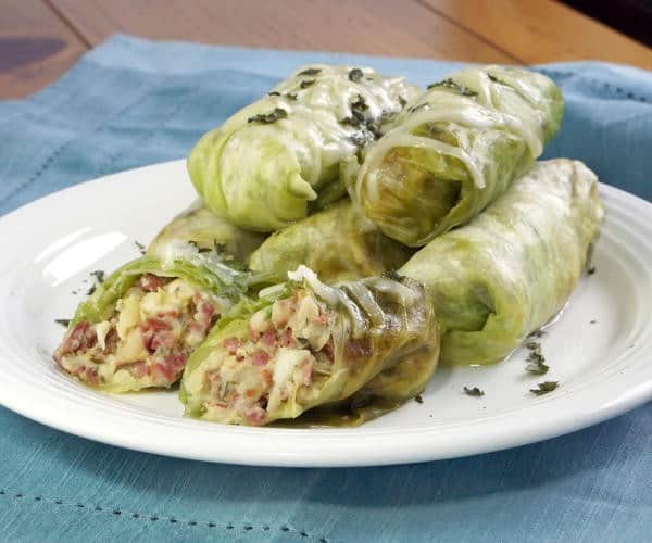 Corned Beef Cabbage Rolls • Curious Cuisiniere