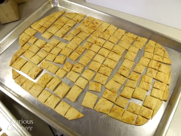 Sourdough Cheese Crackers via Curious Cuisiniere