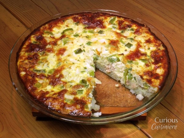 Tuna Rice Quiche | Curious Cuisiniere