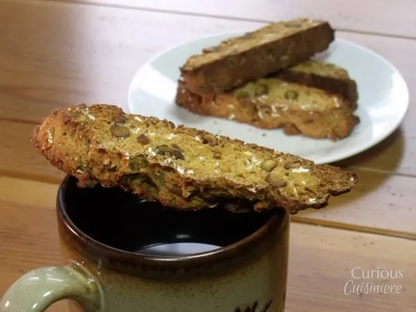 Pistachio Biscotti from Curious Cuisiniere